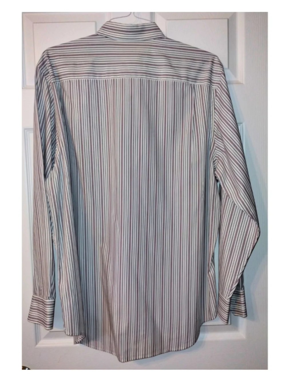 Men's Banana Republic Casual Button Down Striped Shirt (XL 17-17.5)